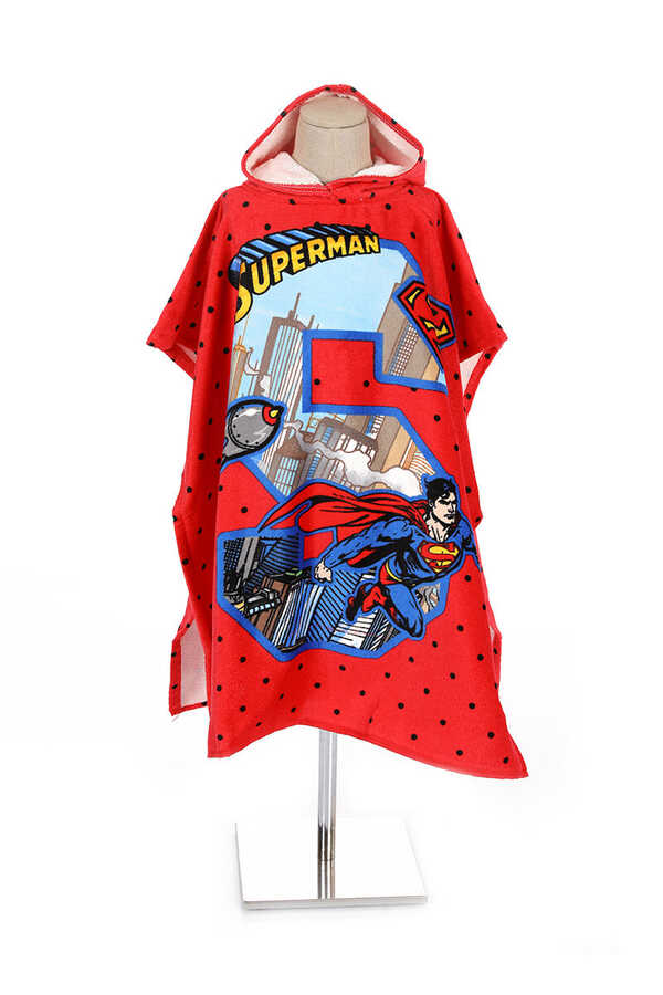 SUPERMAN-RED KIRMIZI PANCO Plaj Havlusu, Lisanslı Ürünler ...